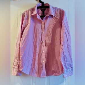 Lauren Ralph Lauren Pink Striped Women's Dress Shirt